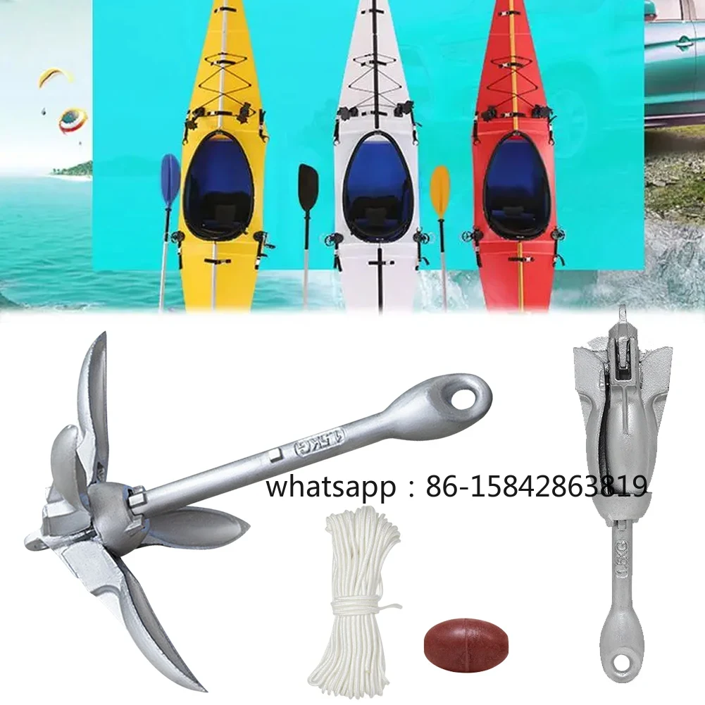 0.7KG 1.5KG Stainless Steel Fo - Fishing Kayak Anchor ulasan dan harga