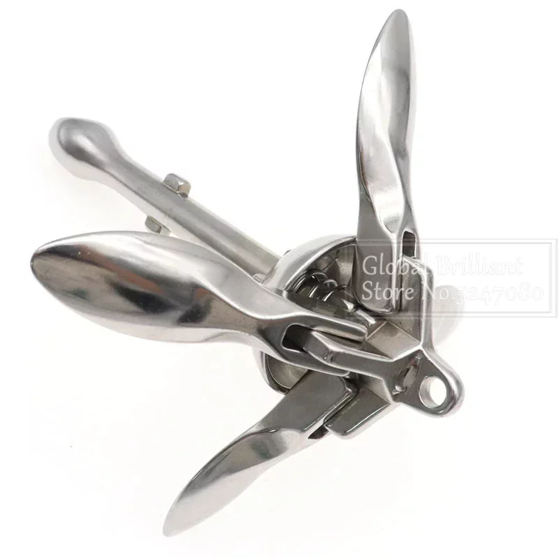 3.2KG/4KG Boat Stainless Steel - Fishing Kayak Anchor ulasan dan harga