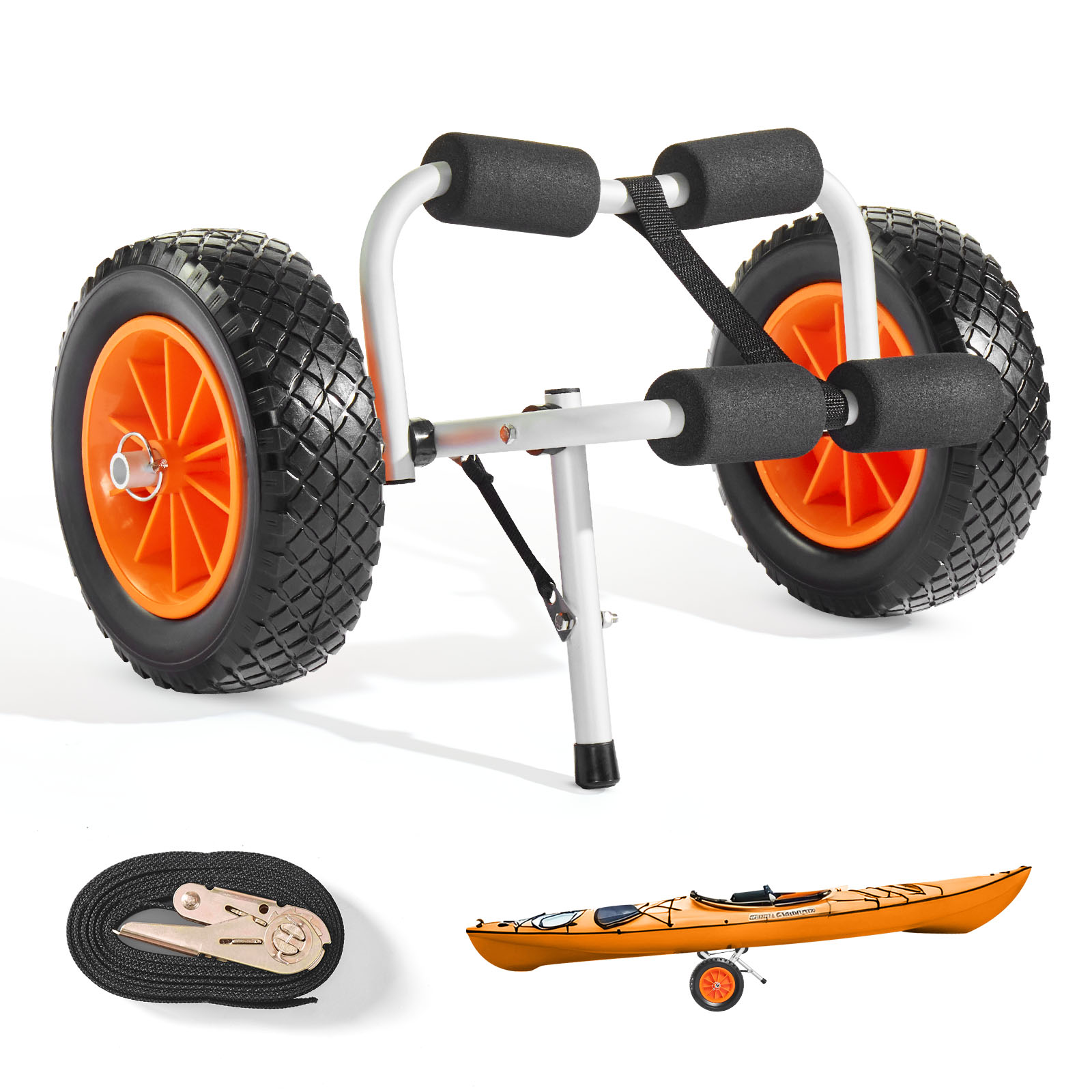 SucceBuy 200 lbs Kayak Cart Fo - Fishing Kayak Cart ulasan dan harga