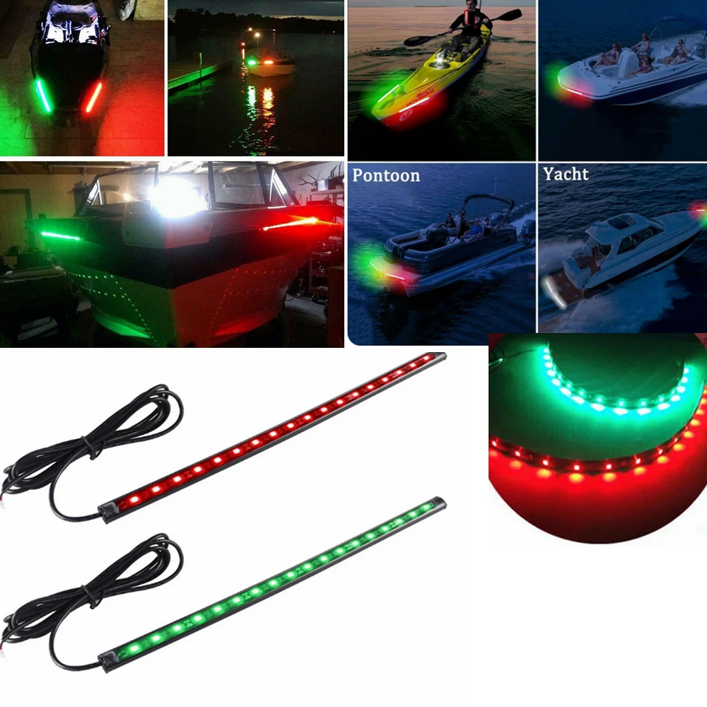 2Pcs 30cm 12V LED Strip Light  - Fishing Kayak Inflatable ulasan dan harga
