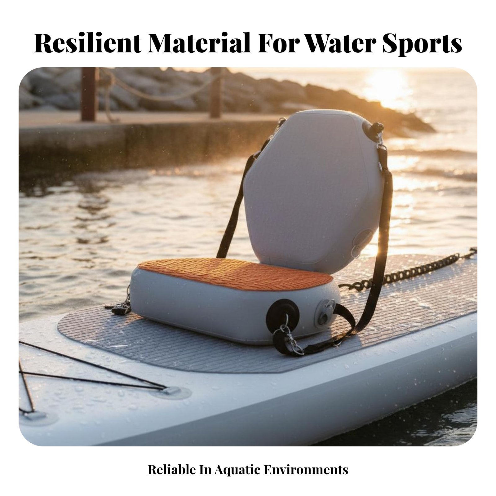 Inflatable Kayak Seat Wear-Res - Fishing Kayak Seat ulasan dan harga